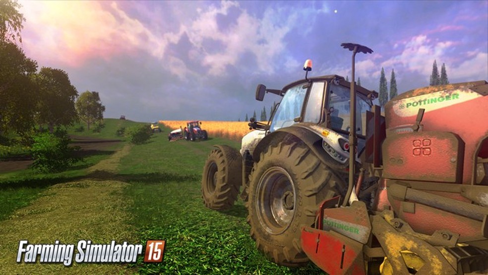 Jogando com Controle de XBOX 360 o Farming Simulator 2015 