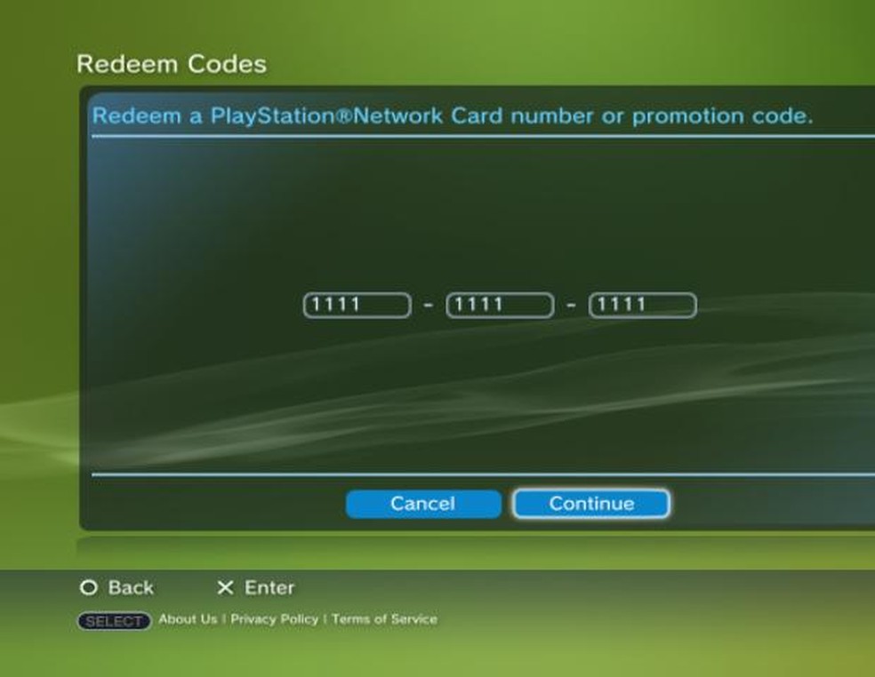 Redeem Codes Playstation Store