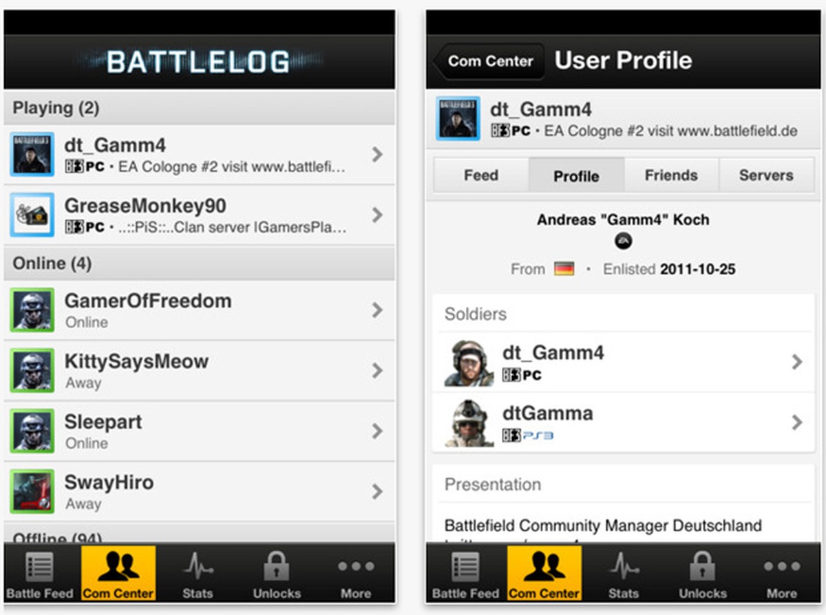 Aplicativo de Battlefield 3 é lançado para iOS