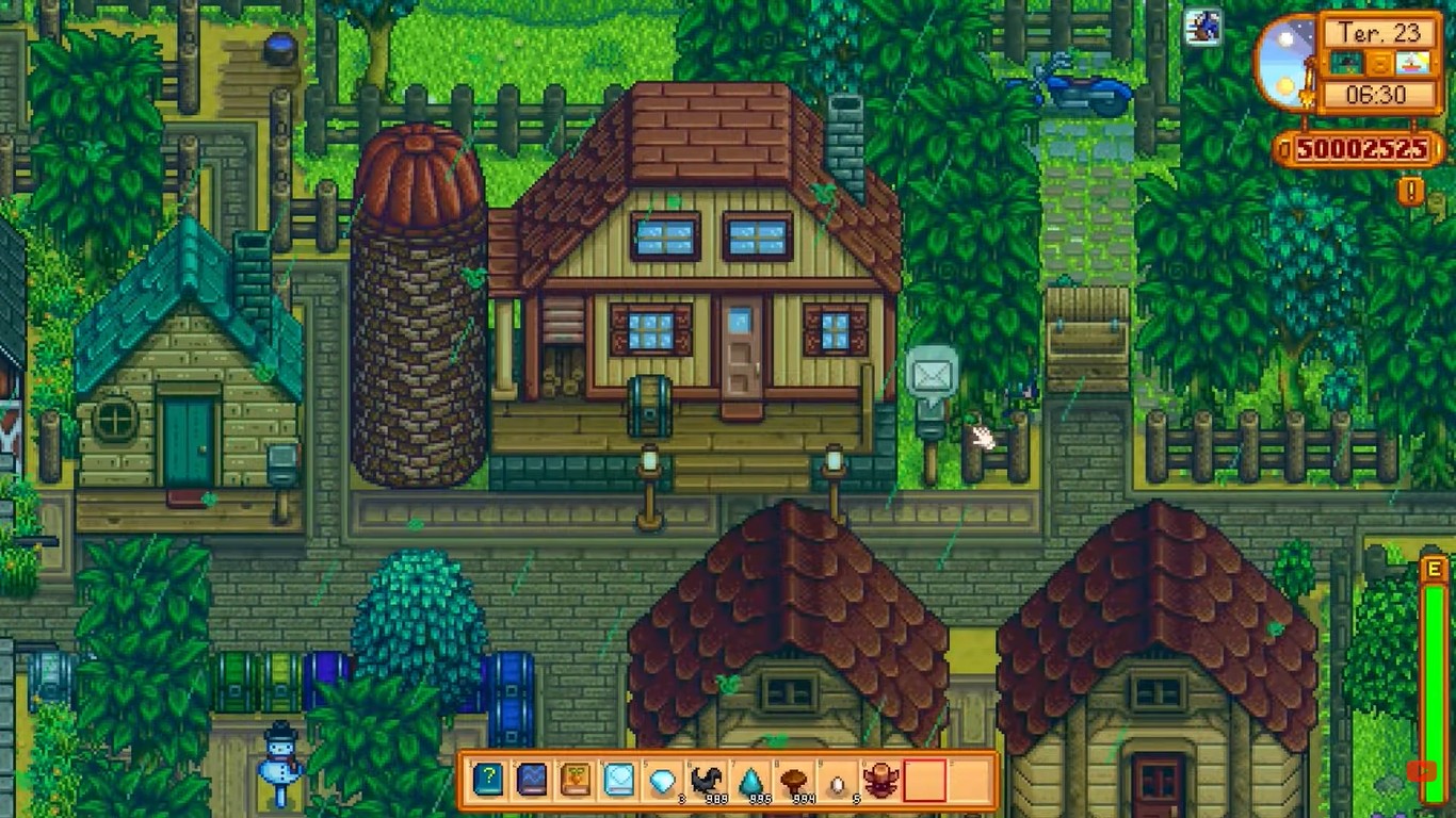 Chuva verde no Stardew Valley: entenda o que é e o que fazer no game