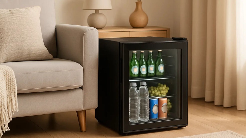 Frigobar com porta de vidro: 5 modelos estilosos para armazenar bebidas ...