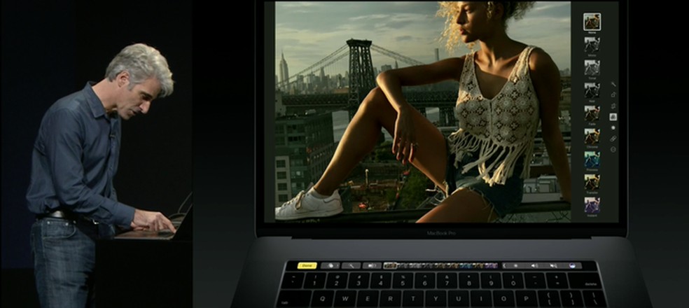 macbook pro touch bar (Foto: Reprodução/Apple) — Foto: TechTudo