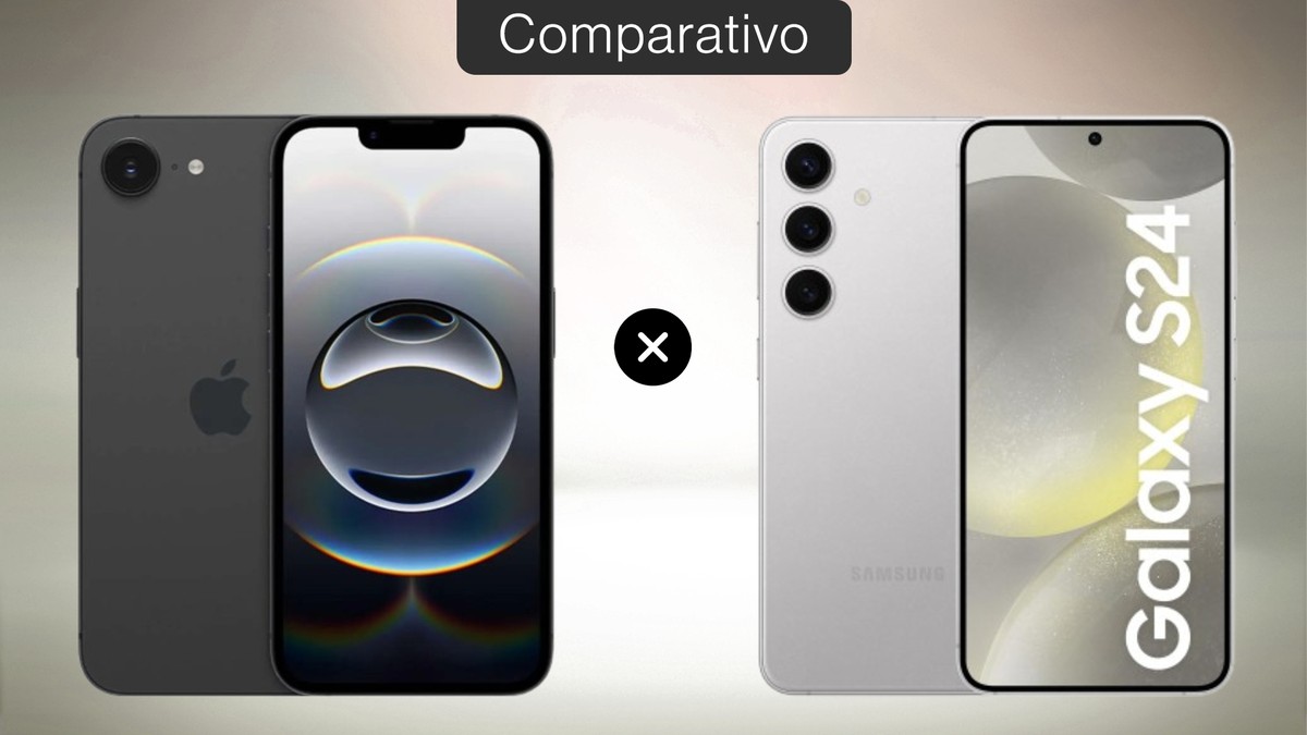iPhone 16e vs Galaxy S24: veja qual celular entrega mais por menos