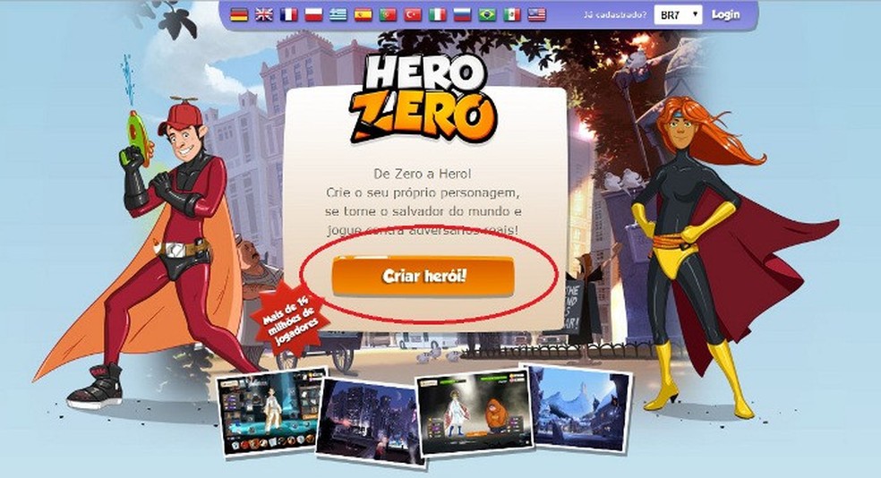 Como jogar Hero Zero
