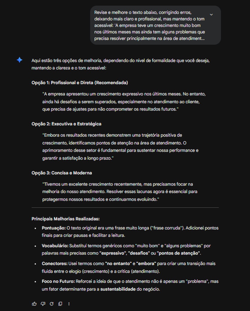  Reprodução/Gemini por Késya Holanda