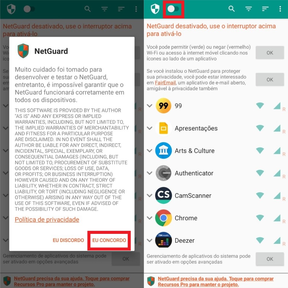 Como desligar a Internet do WhatsApp no Android e iPhone (iOS)