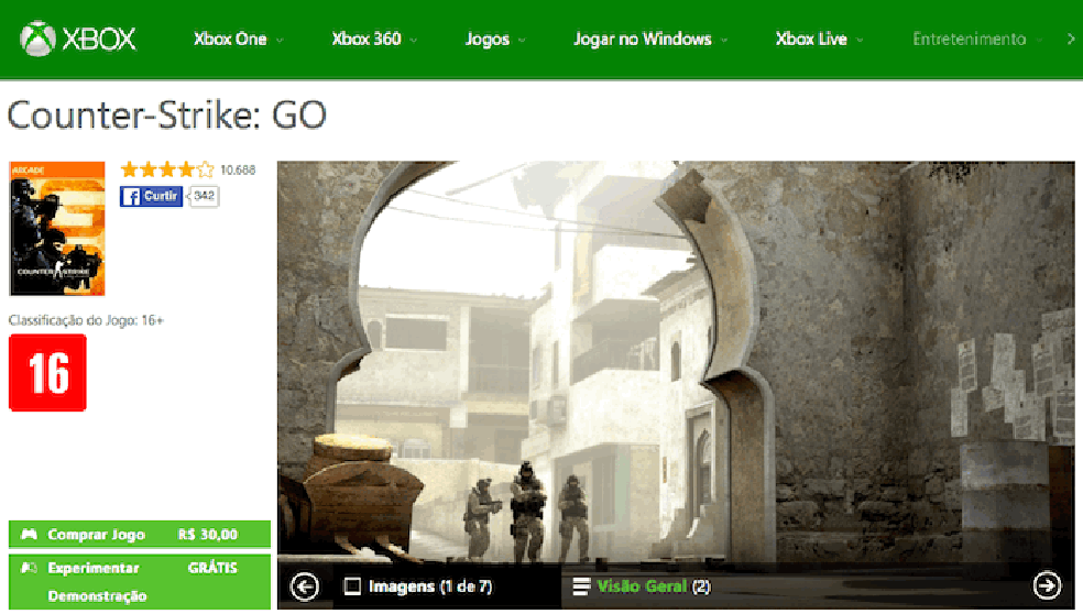 Como fazer download de Counter-Strike Global Offensive no Xbox One