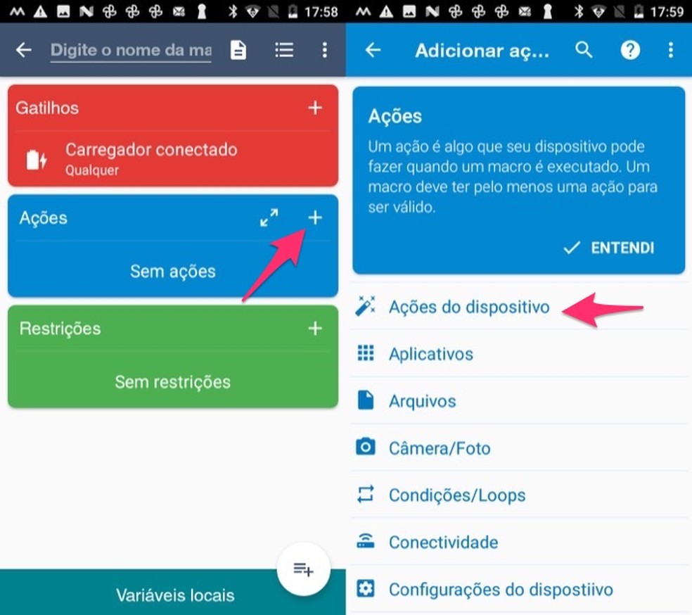 Como fazer o celular falar quando coloca o carregador no Android