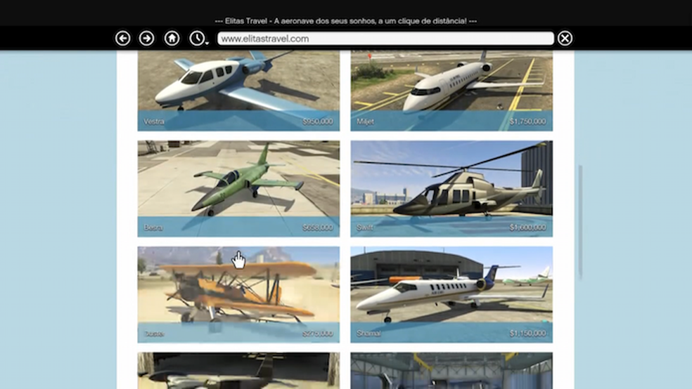 GTA 5 veículos: carros e motocicletas, aviões e helicópteros