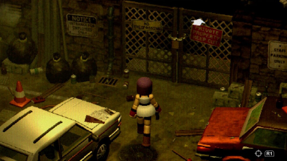 Crow Country é um curioso game de terror retrô com elementos da época do PSOne e inspiração em Resident Evil e Silent Hill — Foto: Reprodução/Steam