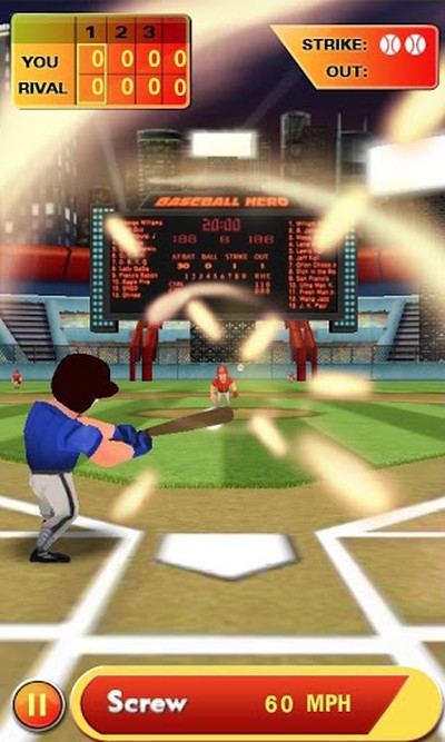 Jogue Doodle Beisebol jogo online grátis