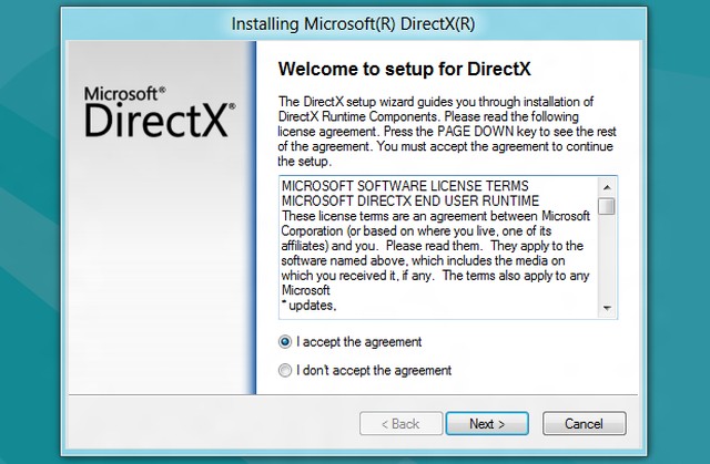Como atualizar o DirectX