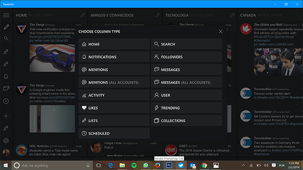 Saudades do TweetDeck? Tweeten faz as mesmas funções no Twitter