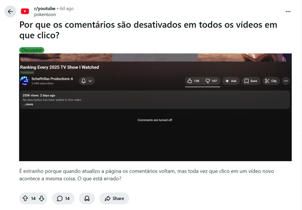  Reprodução/Róbson Martins