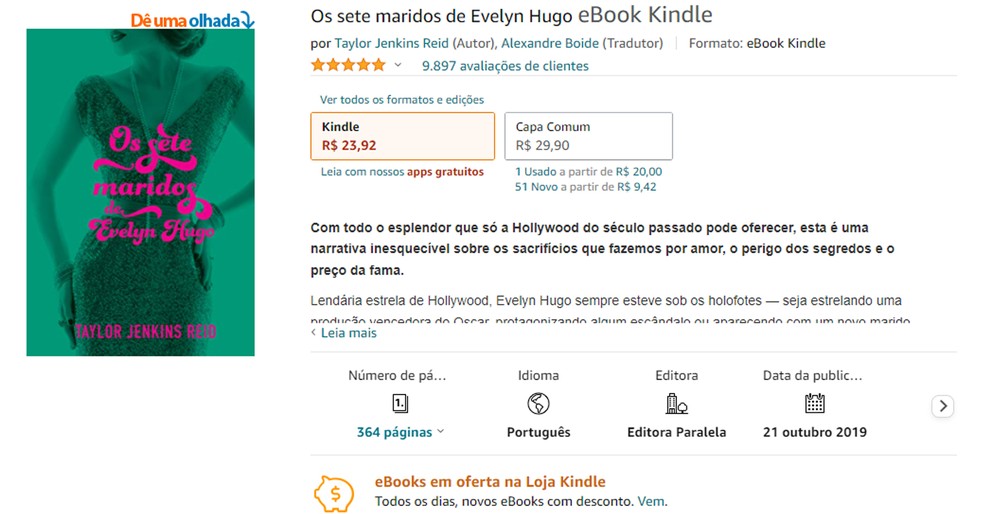 É possível comprar livros para o Kindle por meio de outros dispositivos — Foto: Giovana Guerra/TechTudo
