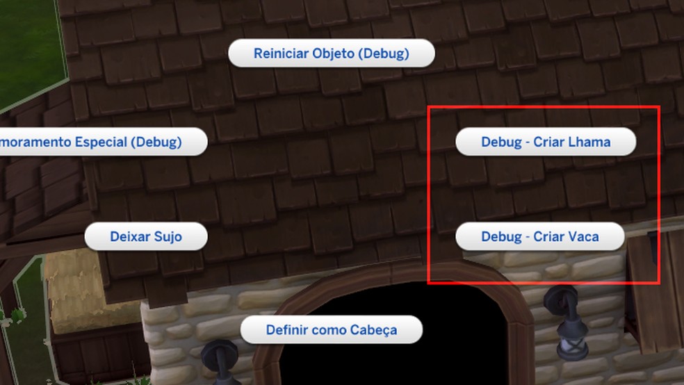 Modo Debug no The Sims 4 