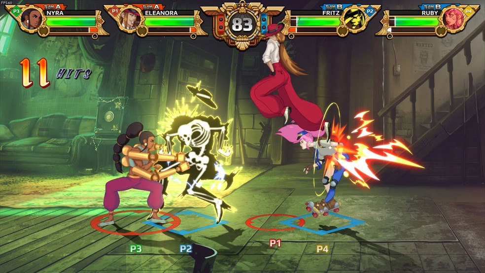 Diesel Legacy: The Brazen Age é um curioso jogo de luta no qual os combates são em dupla — Foto: Reprodução/Steam