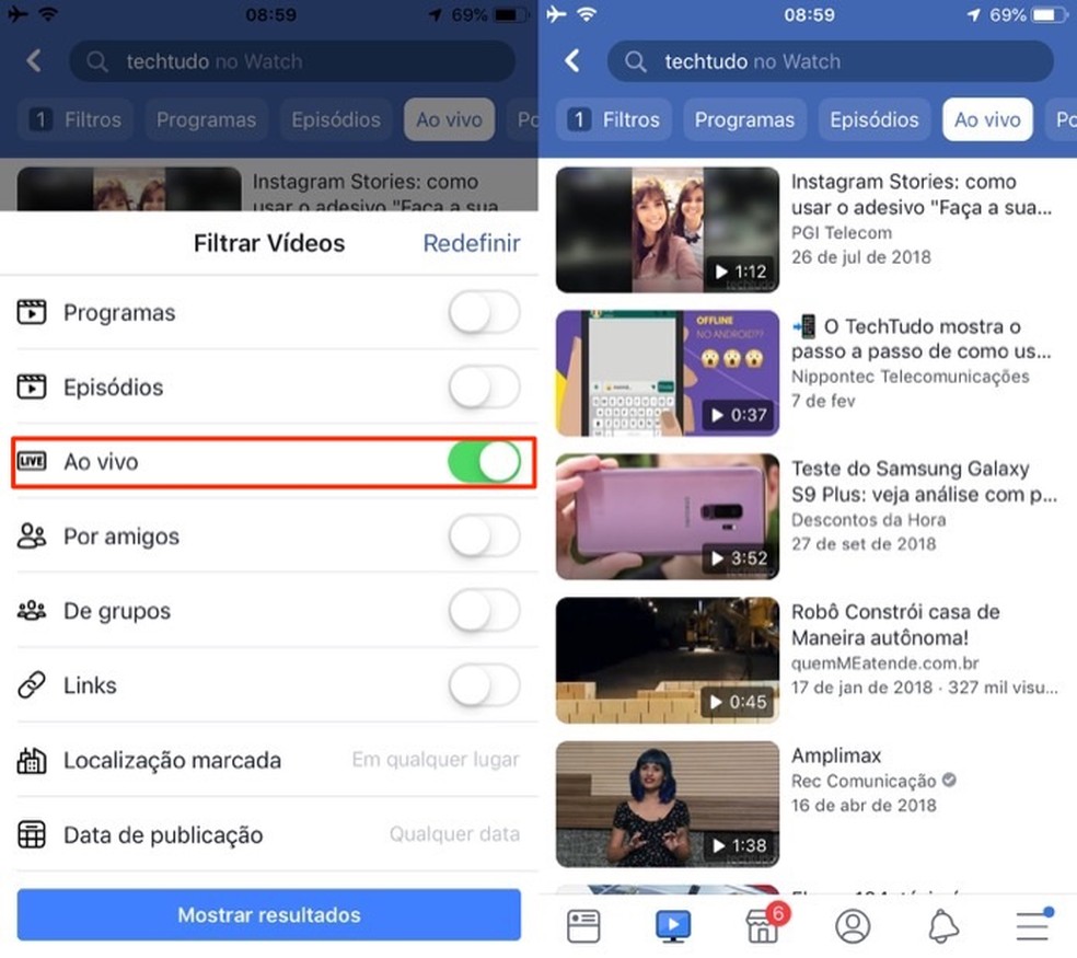 Facebook Watch: como assistir a vídeo ao vivo no app para celular e no PC