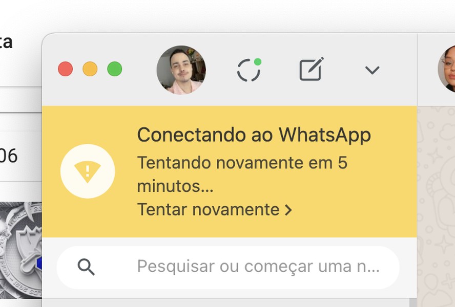 WhatsApp conectando