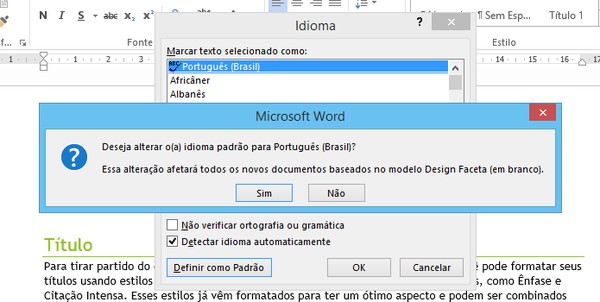 Ativar ou desativar a AutoCorreção no Word - Suporte da Microsoft