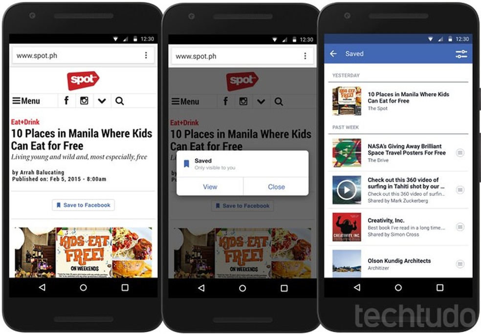 Facebook Social Plugin vai permitir que usuários salvem produtos para comprar depois (Foto: Divulgação/Facebook) — Foto: TechTudo