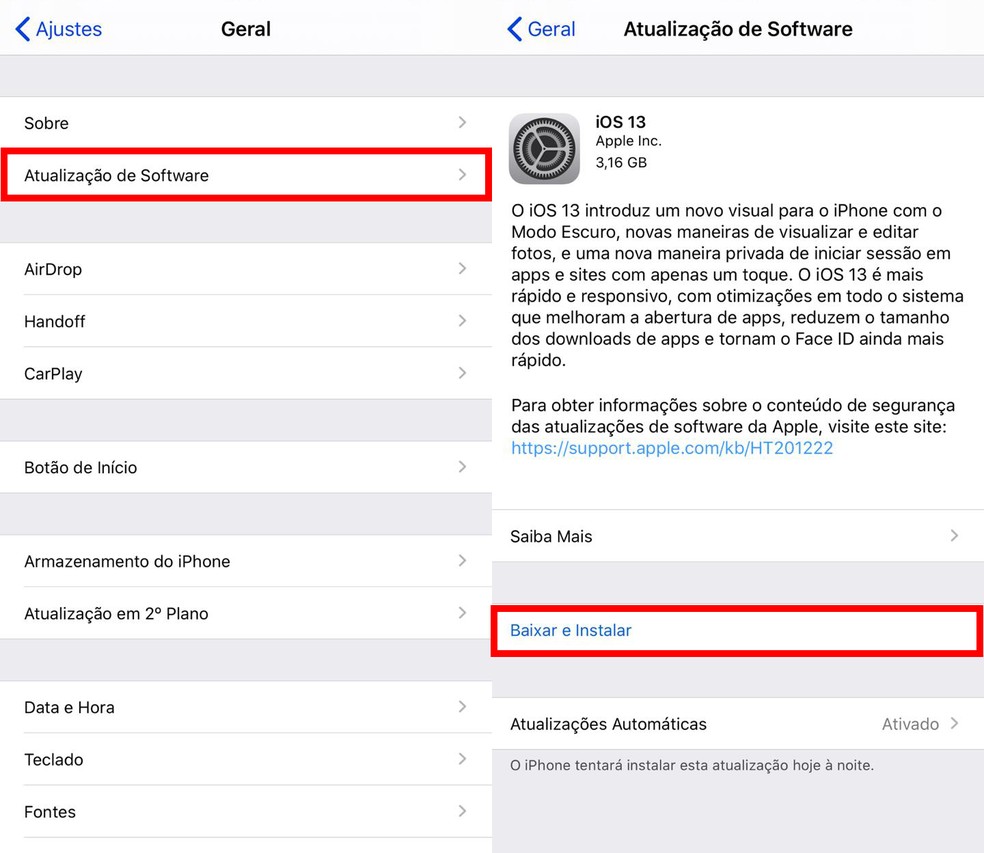 iOS 13: atualização do iPhone chega com modo noturno; saiba baixar