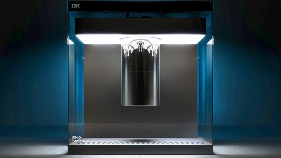 Q System One tem design mais próximo a de um produto do que a de um experimento de laboratório — Foto: Divulgação/IBM