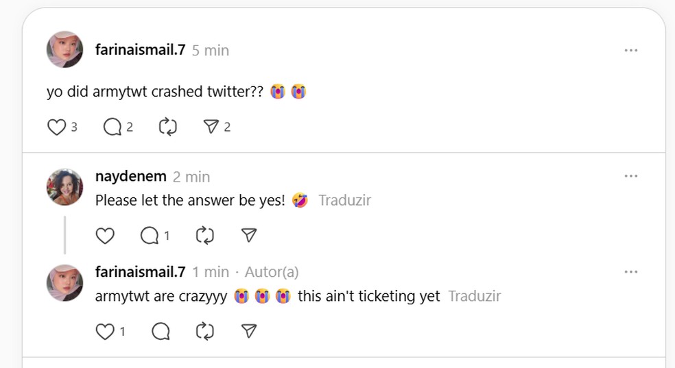  Reprodução/Threads