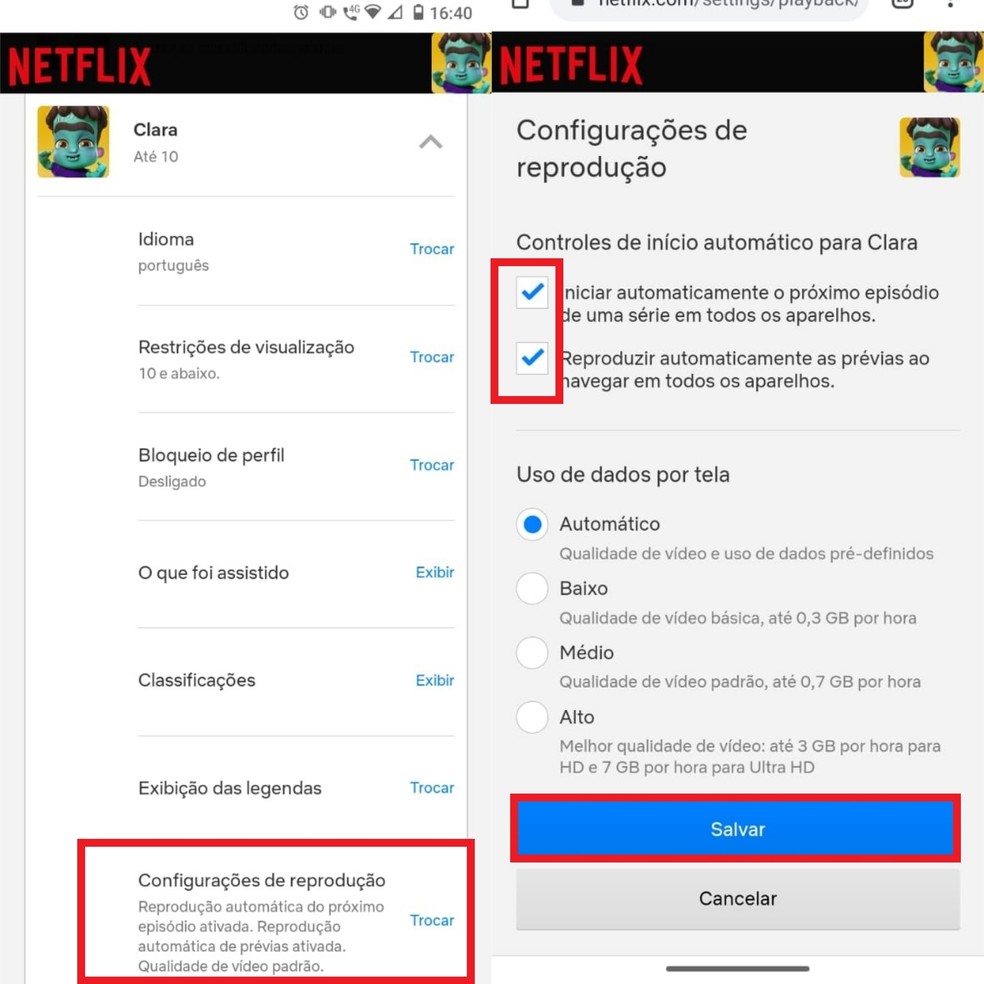 Netflix: defina um controle parental em sua conta no celular