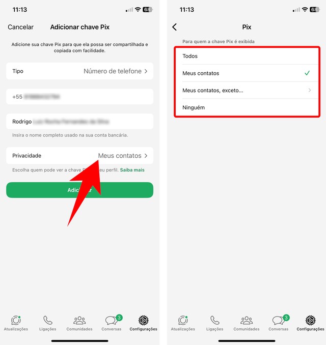Como Colocar A Chave Pix No Whatsapp Business