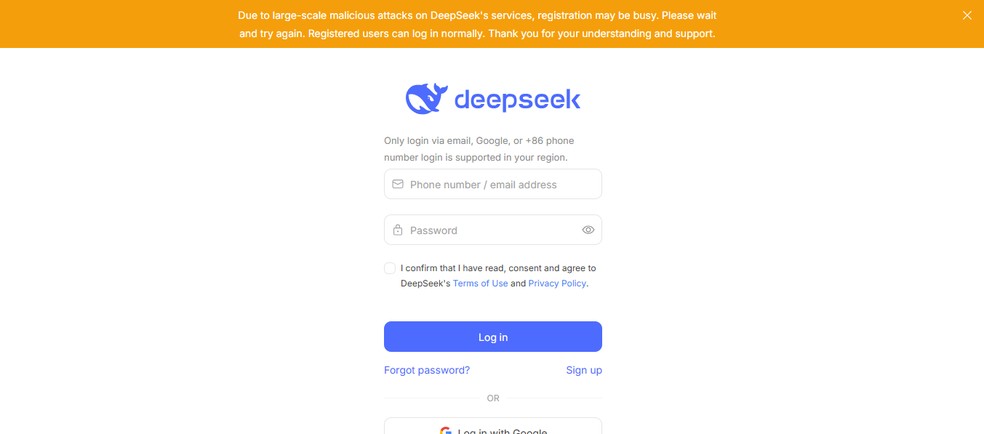  Reprodução/DeepSeek