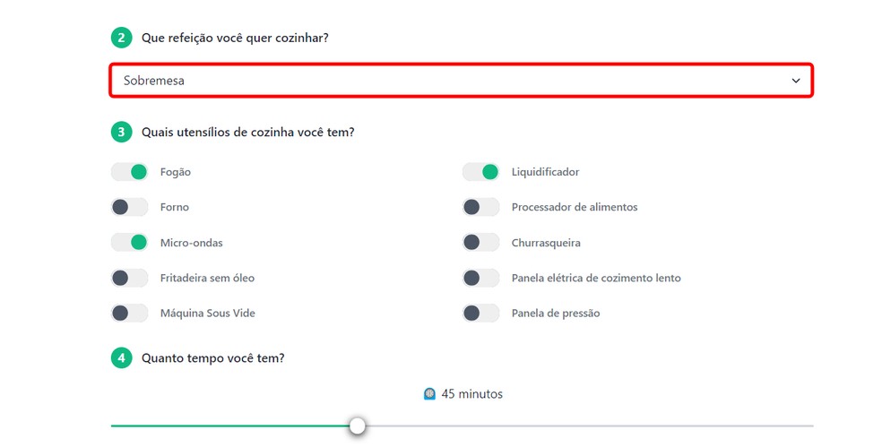Site com inteligência artificial cria receita de sobremesa de Dia das Mães com ingredientes que tiver na geladeira — Foto: Reprodução/Rodrigo Fernandes