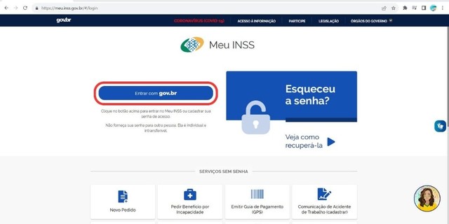 Como tirar extrato do INSS pela Internet