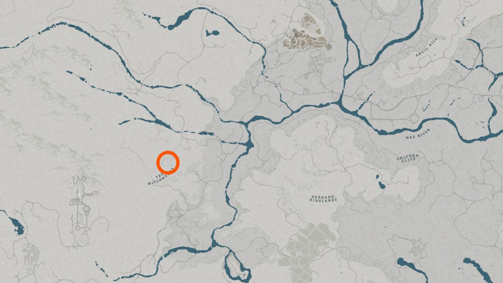  Reprodução/Map Genie. Editado por Róbson Martins