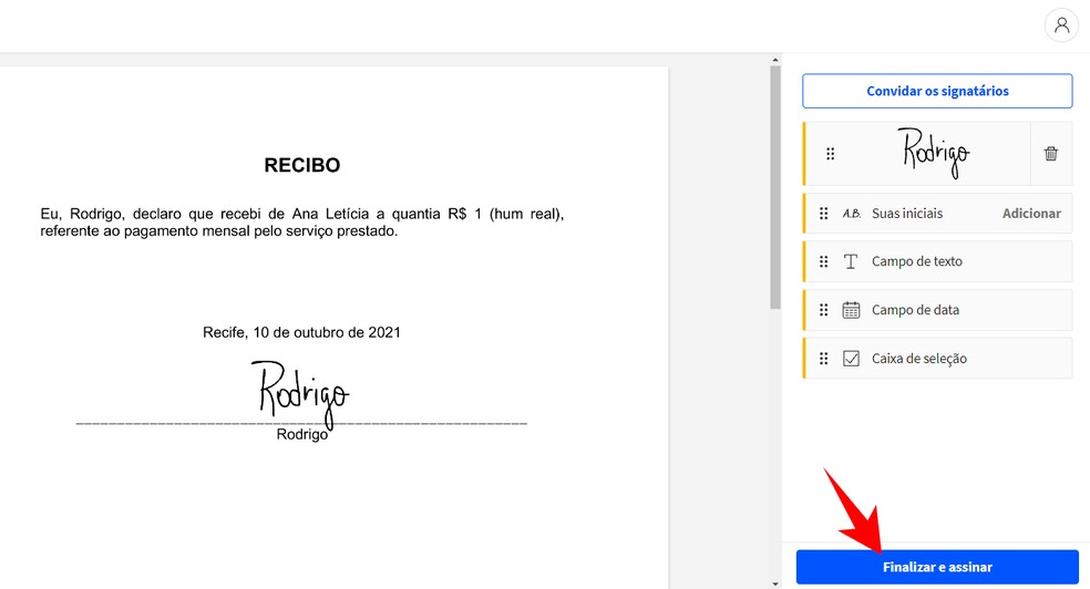 Como assinar pdf online com o small pdf