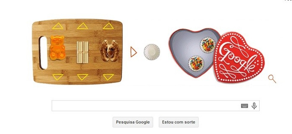 Google celebra dia dos namorados com jogo na página inicial