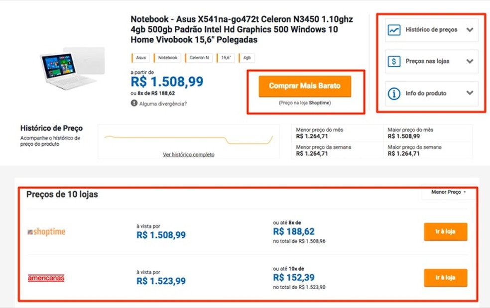 Como comprar notebook barato usando o Compare TechTudo