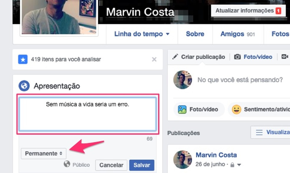 O Que E Biografia No Facebook