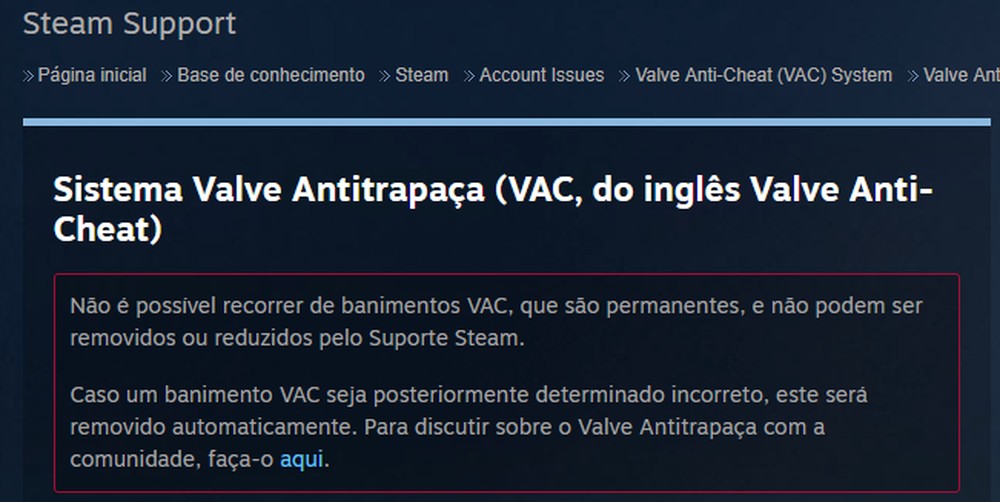 'O VAC não pode verificar sua sessão' no CS:GO: como resolver falha