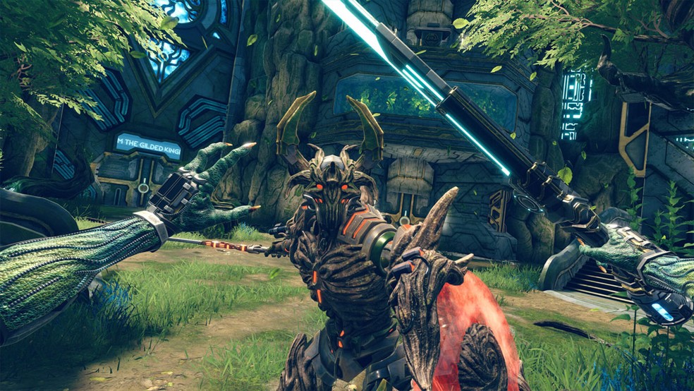 Arken Age é um jogo repleto de ação em realidade virtual com sistema de combate rápido e violento — Foto: Reprodução/Steam