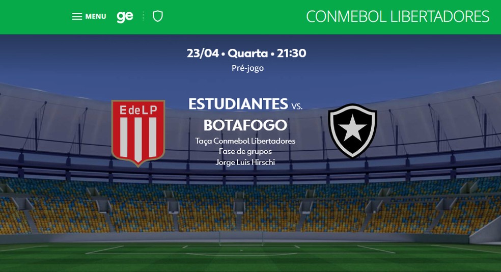 Tempo Real do Jogo do Botafogo x Estudiantes: Saiba Acompanhar Os lances Em Tempo Plot Ge - fot: Repoldução/Rodrigo Fernandes