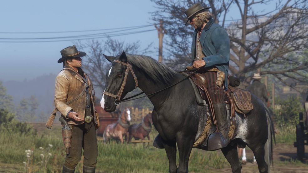 Red Dead Redemption 2 aprofunda a história de família do protagonista Arthur Morgan — Foto: Divulgação/Rockstar Games