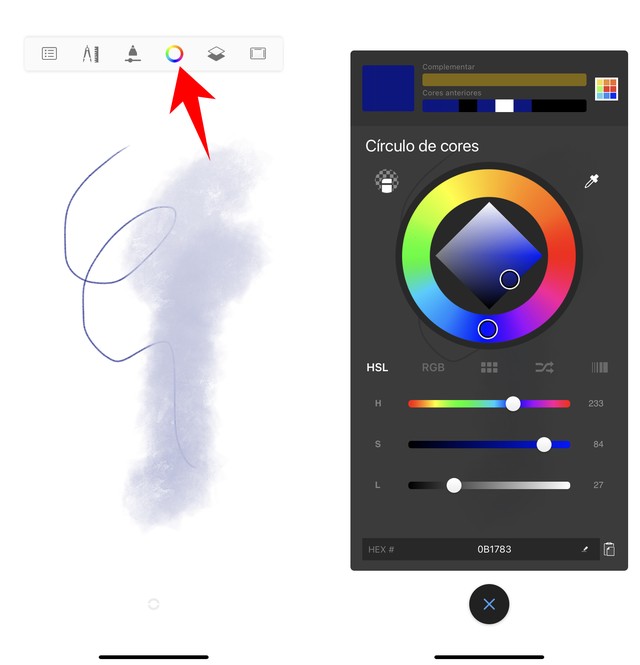 Sketchbook app como usar o aplicativo para desenhar no celular