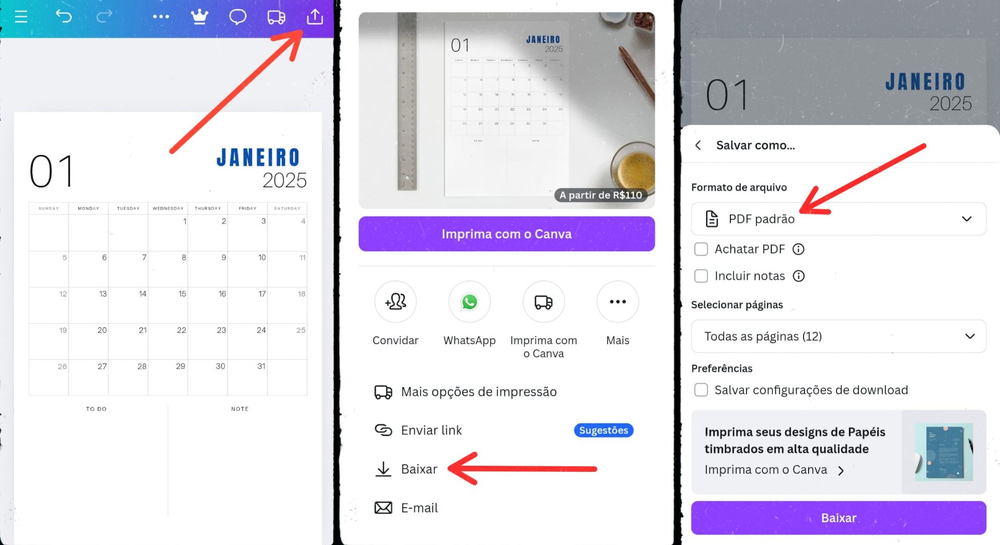 Planner 2025 para imprimir: saiba fazer versão personalizada no celular