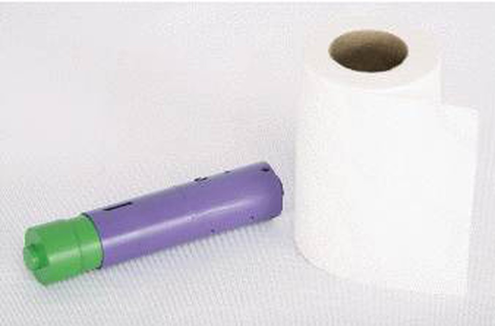 Suporte de papel higiênico que emite sons (Foto: Reprodução) — Foto: TechTudo