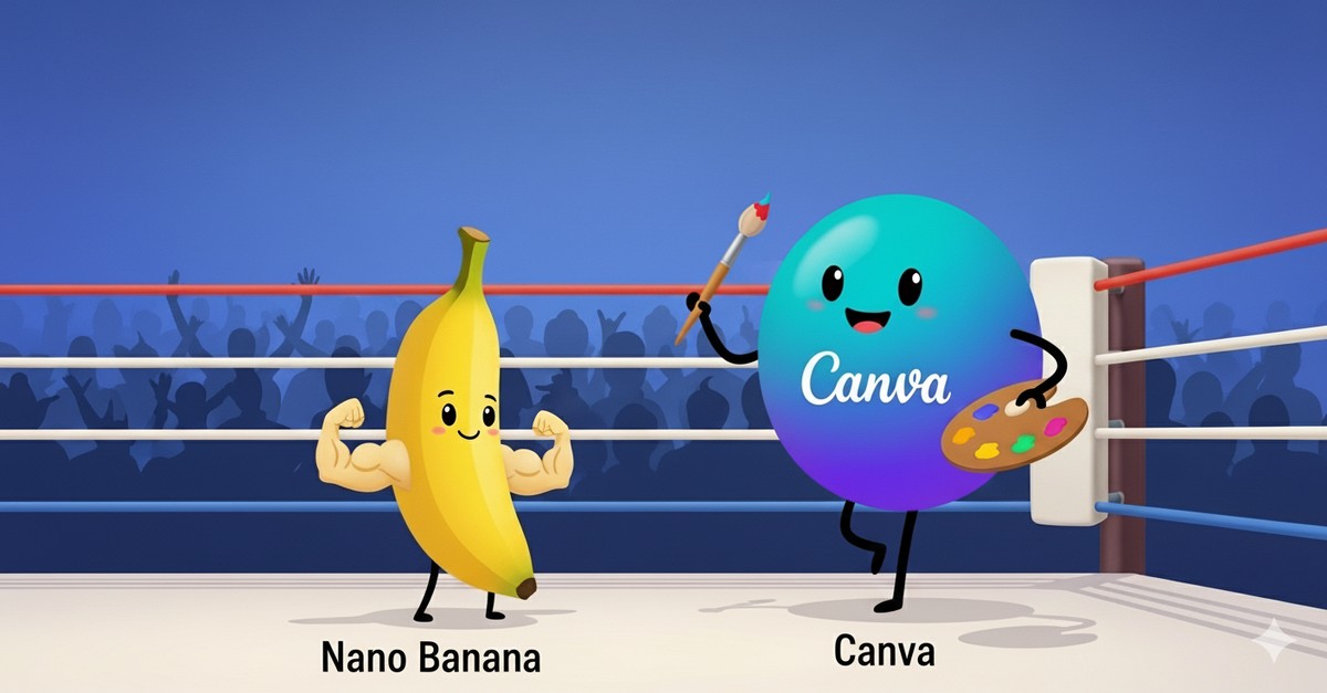 Nano‑Banana vs Canva: descubra qual editor de imagens é melhor