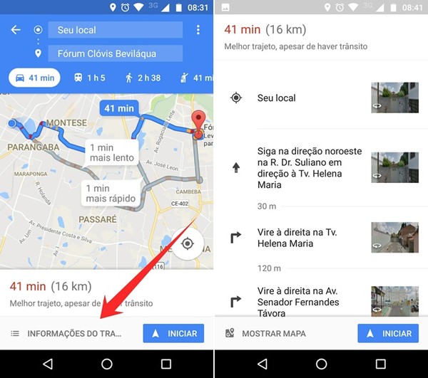 Ver Rotas E Mostrar Trajetos No Google Maps