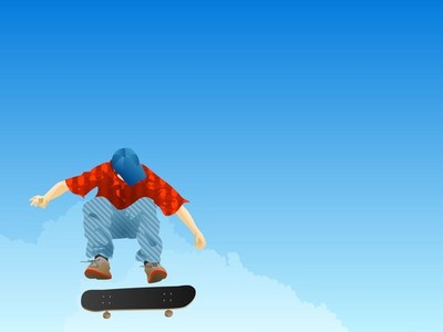 Ilustração de ícones 3d jogos radicais de skate
