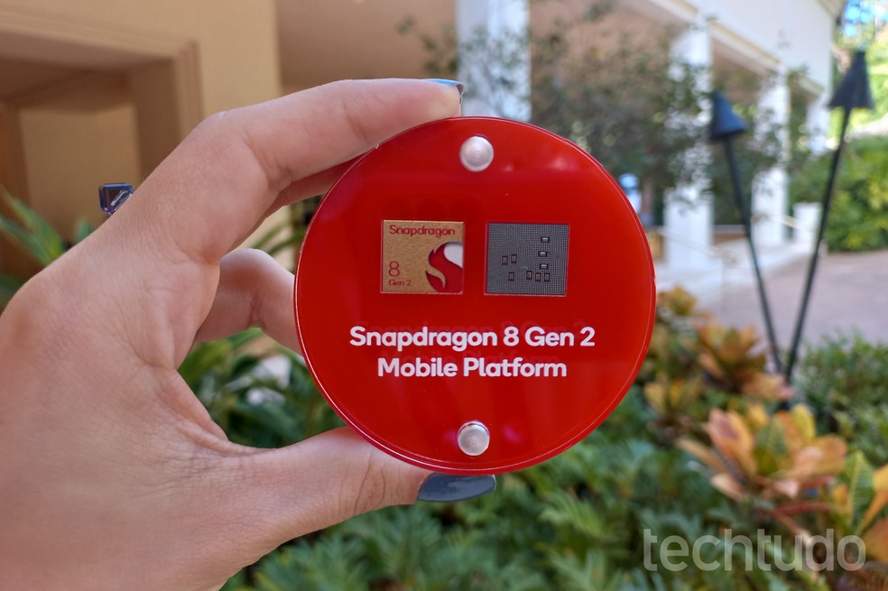 Snapdragon 8 Gen 2 é processador top de linha da Qualcomm — Foto: Ana Letícia Loubak/TechTudo