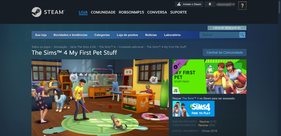 Free The Sims 4 My First Pet Stuff DLC on Steam - Indie Game Bundles